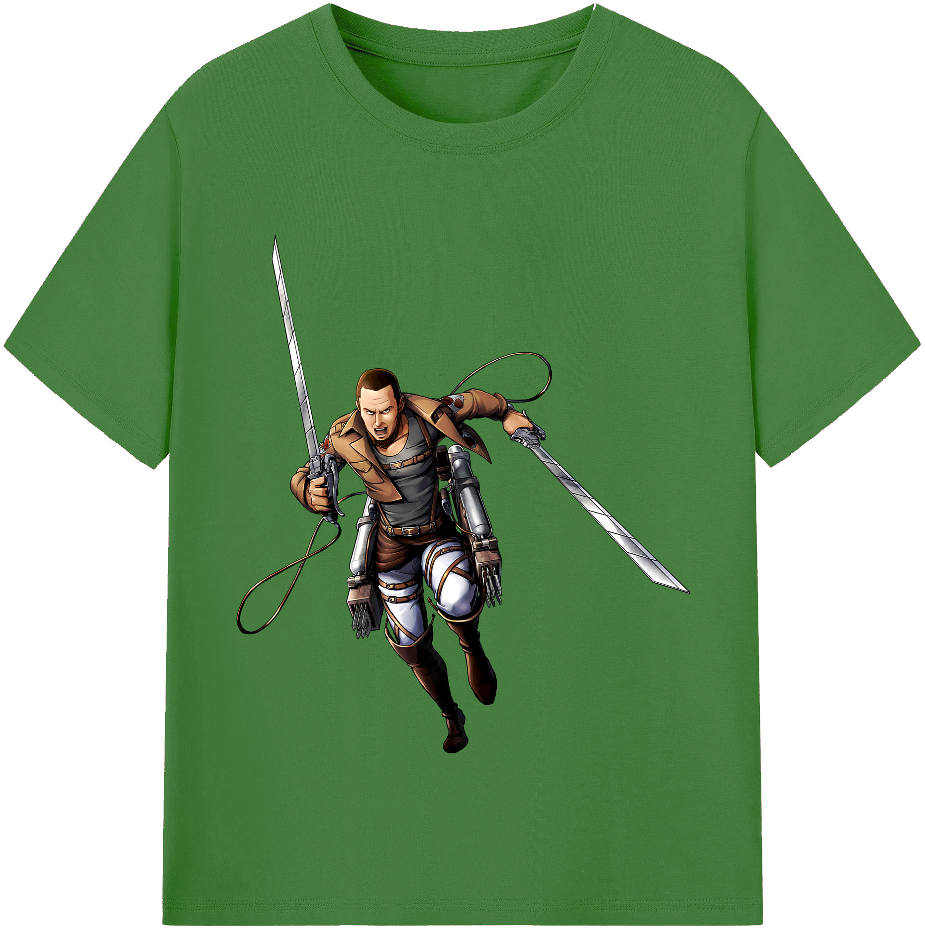 （画像用） 進撃の巨人 Attack on Titan レディースカジュアルプリントTシャツ（綿100％）